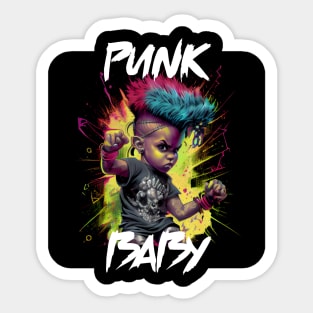 Graffiti Style - Cool Punk Baby 6 Sticker